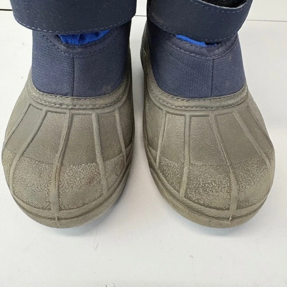 Columbia‎ Winter Snow Boots Little Kid Size 13 Blue Gray Waterproof