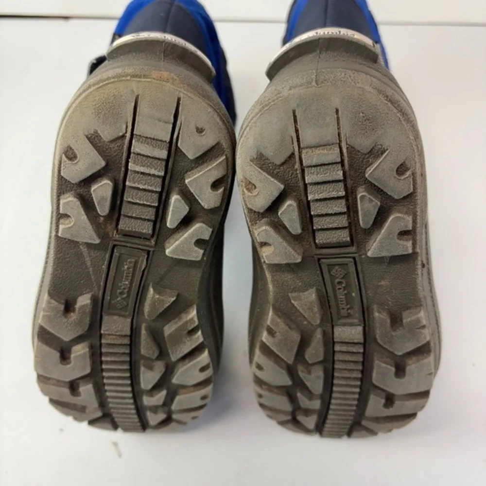 Columbia‎ Winter Snow Boots Little Kid Size 13 Blue Gray Waterproof