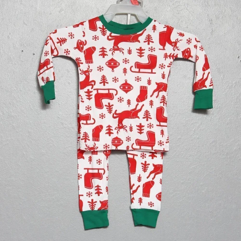Carter’s Christmas Holiday winter season cotton pajamas unisex