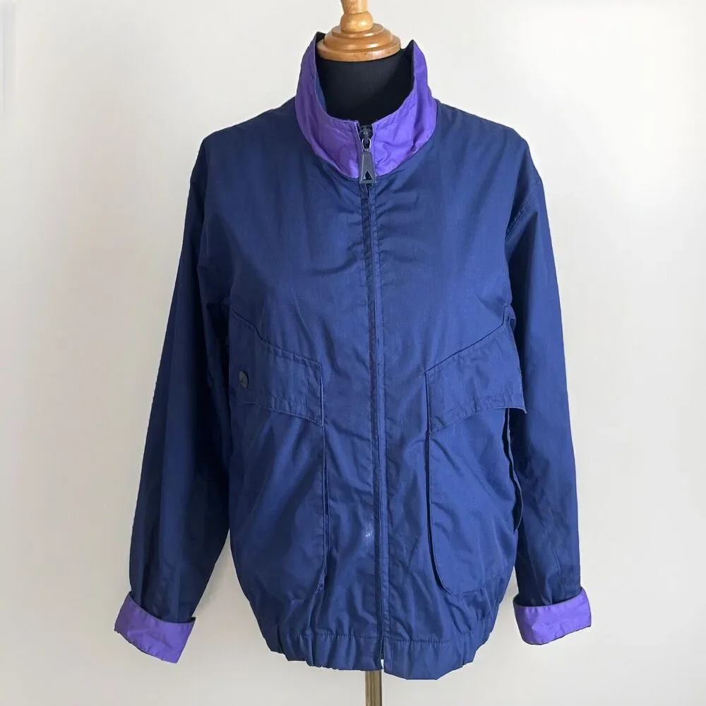 Vintage Pacific Trail Womens Medium Jacket Windbreaker Purple 90s Gorpcore VTG