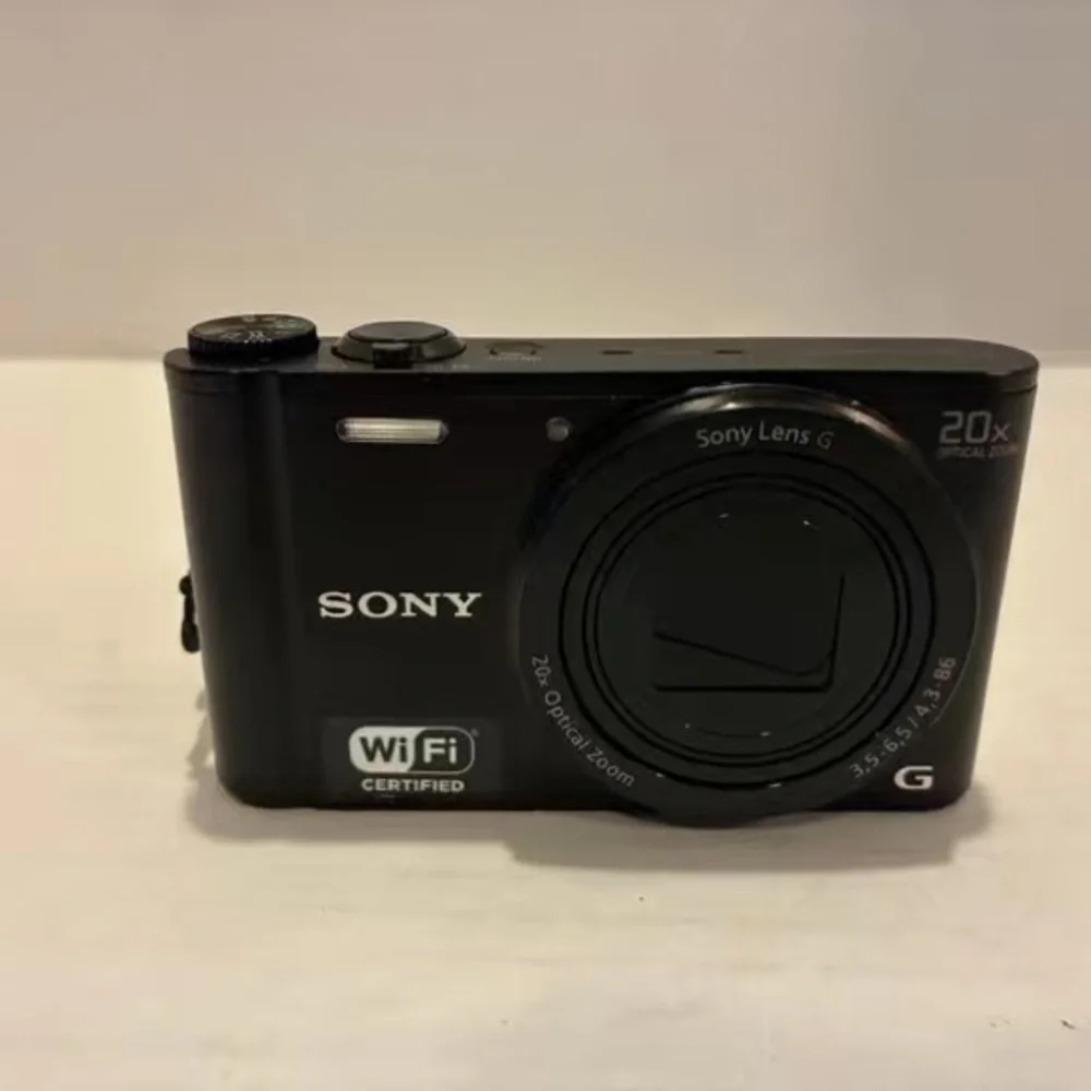Sony Black Compact Point-and-Shoot Camera with 20x Zoom