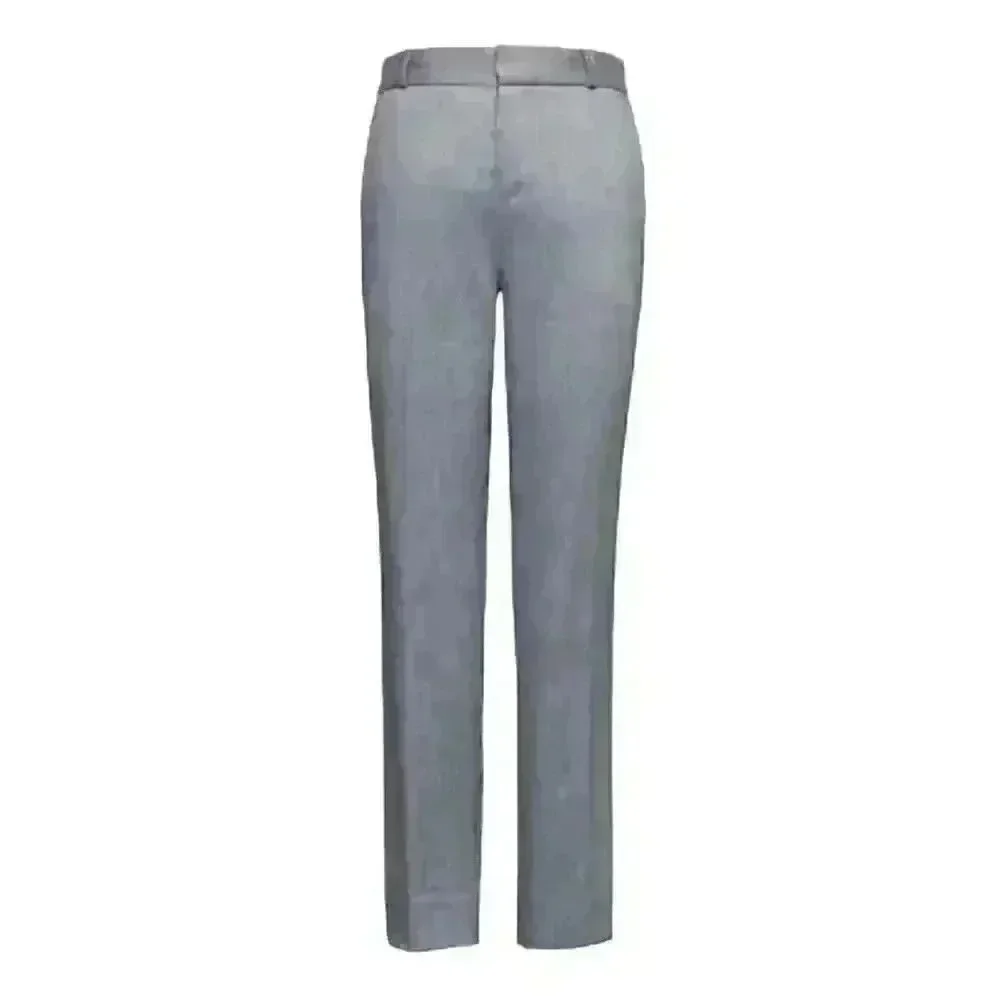 Banana Republic Avery Fit Women's Blue/White Twill Linen/Cotton/Spandex Pants