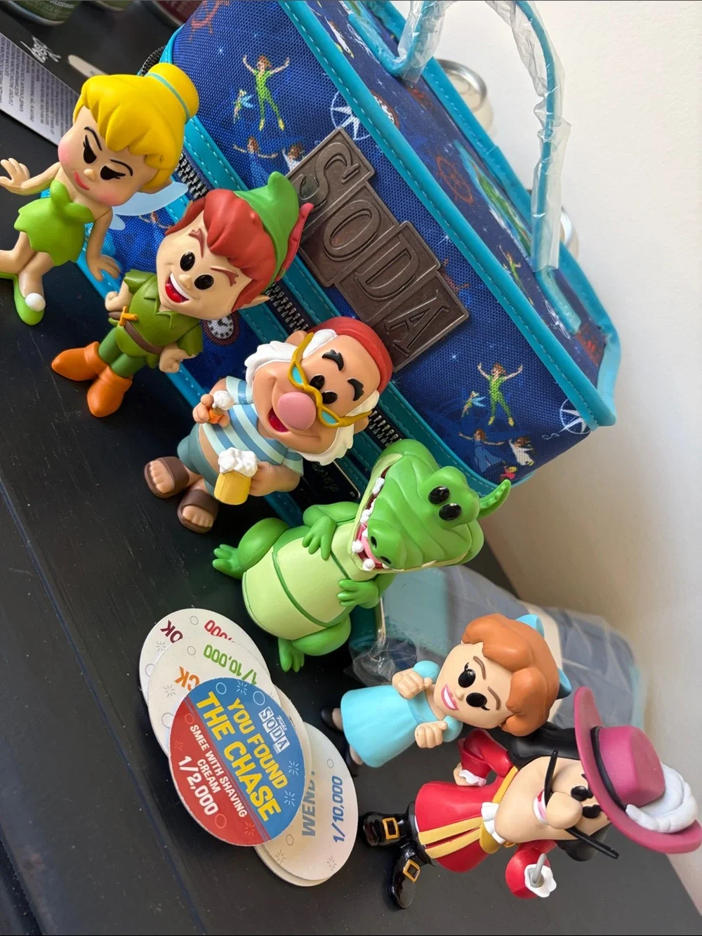 Disney Funko Vinyl Soda Peter Pan 6-Pack with Cooler & Smee Chase