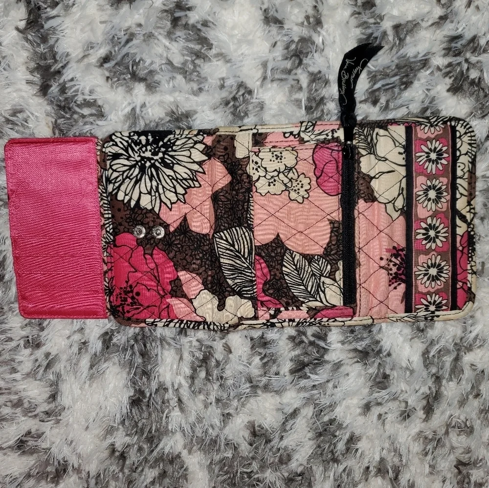 Vera Bradley Mocha Rouge Wallet