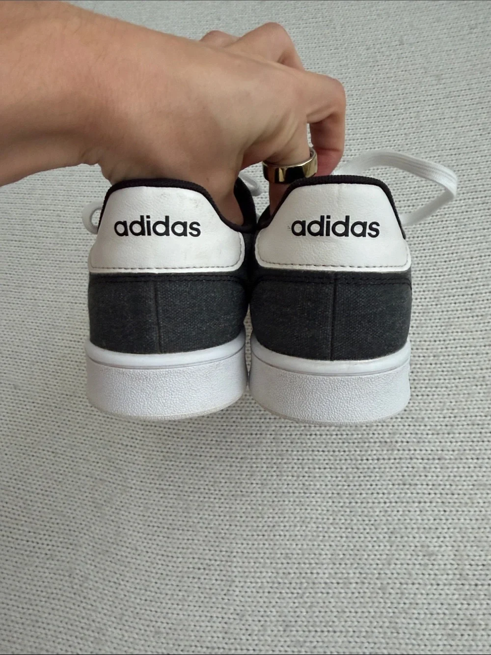 Adidas Grand Court 00s Sneakers Gray/White Size 6
