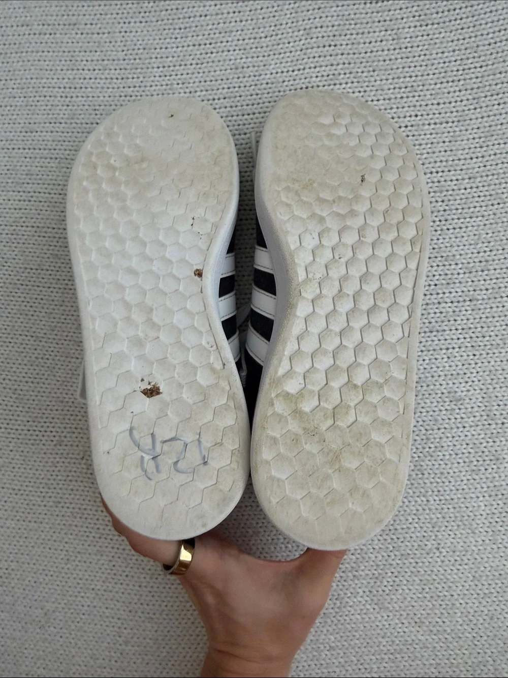 Adidas Grand Court 00s Sneakers Gray/White Size 6