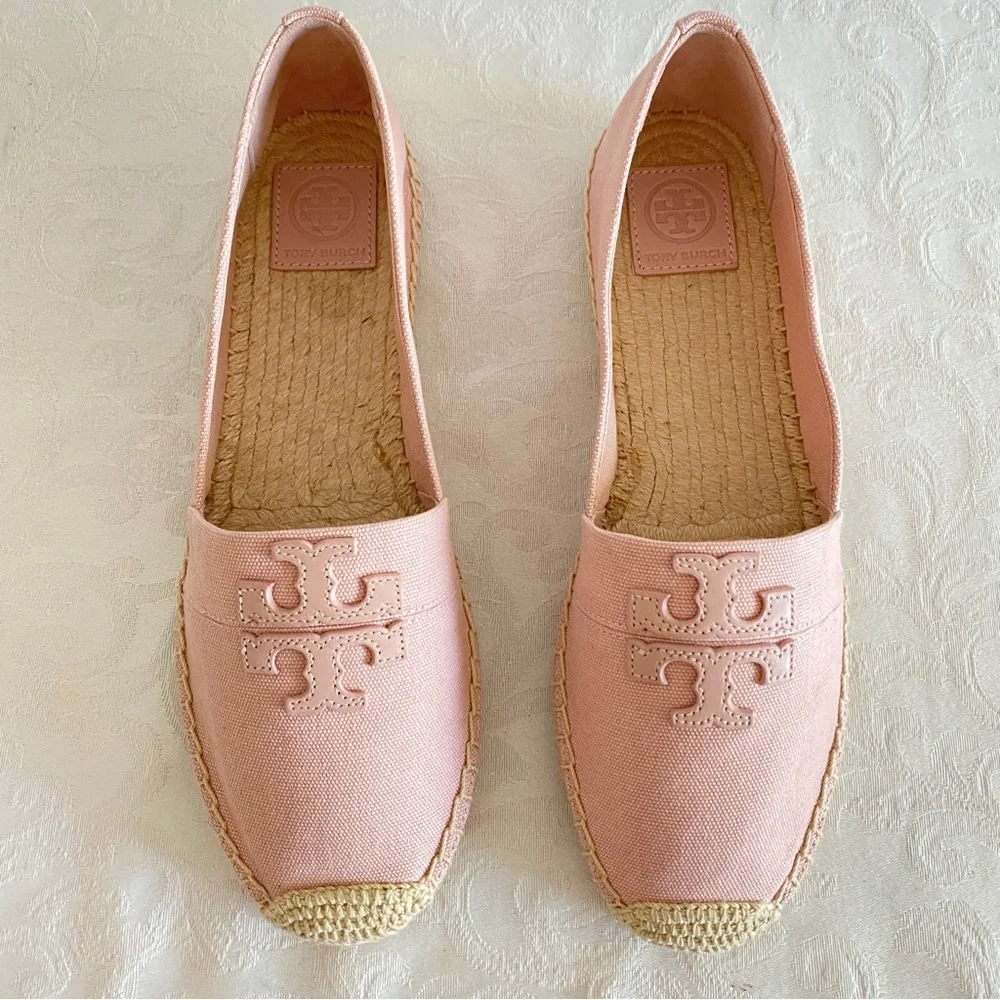 Tory Burch Pink Weston Flat Espadrilles
