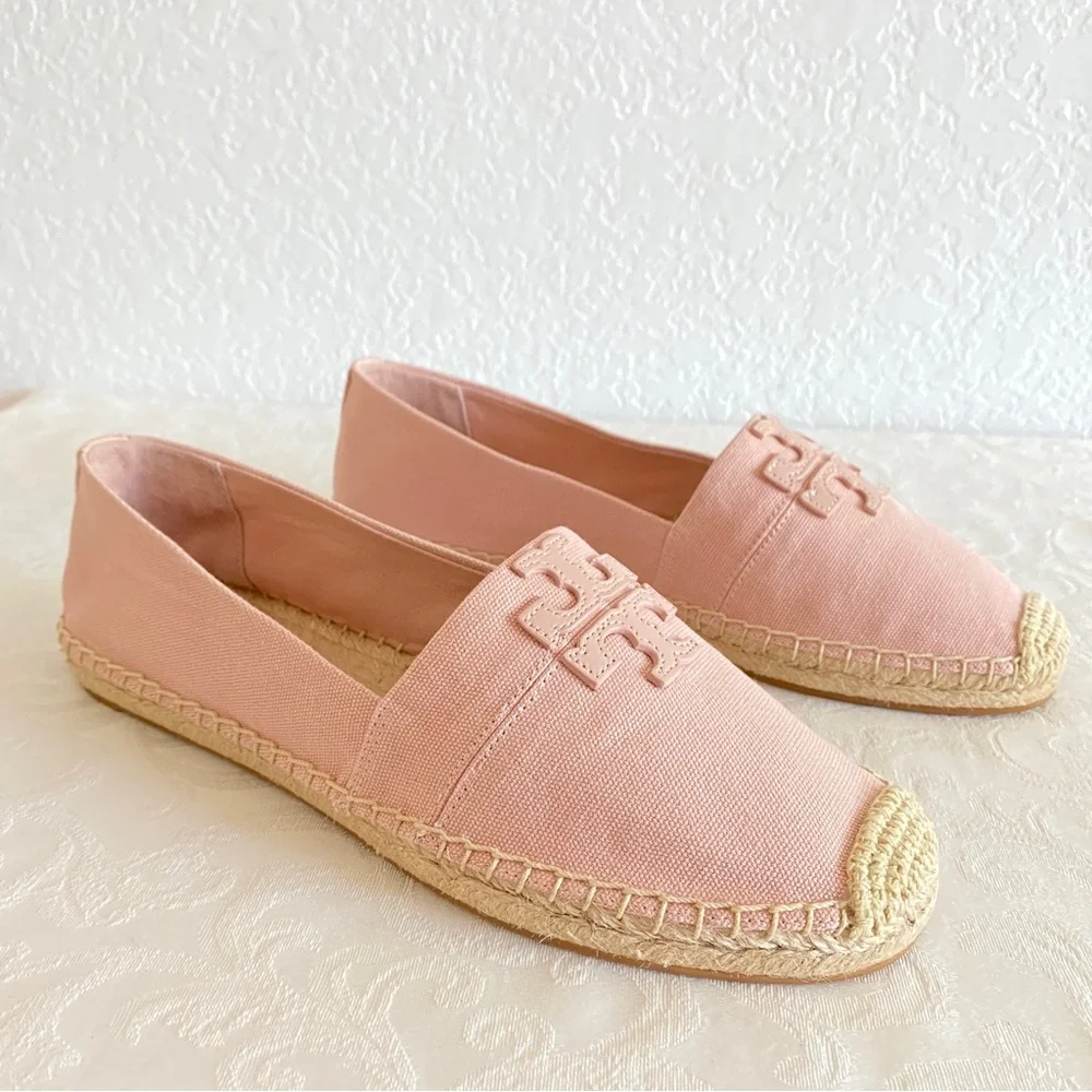 Tory Burch Pink Weston Flat Espadrilles