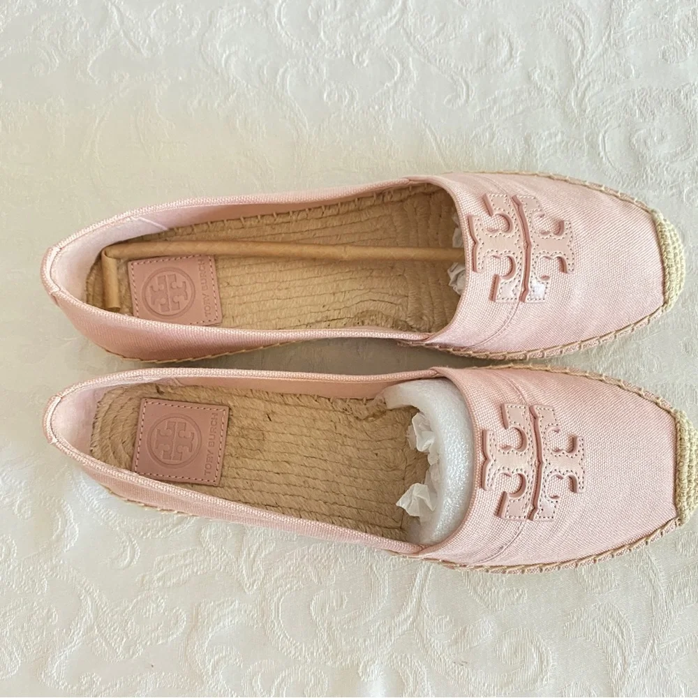 Tory Burch Pink Weston Flat Espadrilles