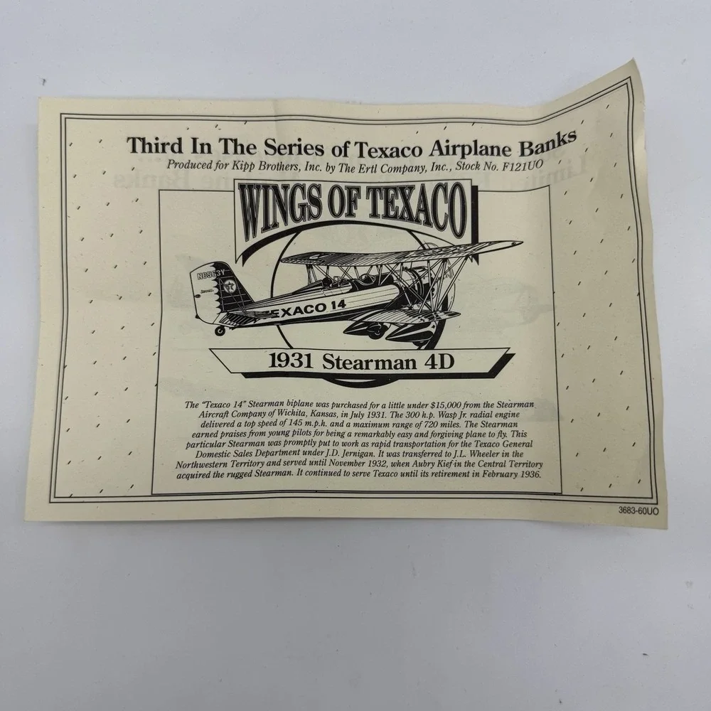 Texaco wings 3rd
