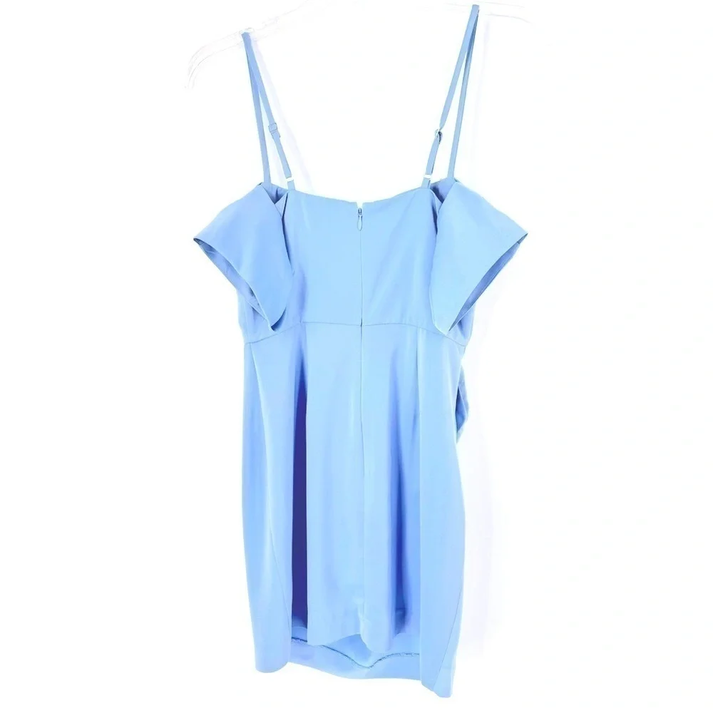 NBD Dress Myles Bustier Mini Dress In Baby Blue NWT
