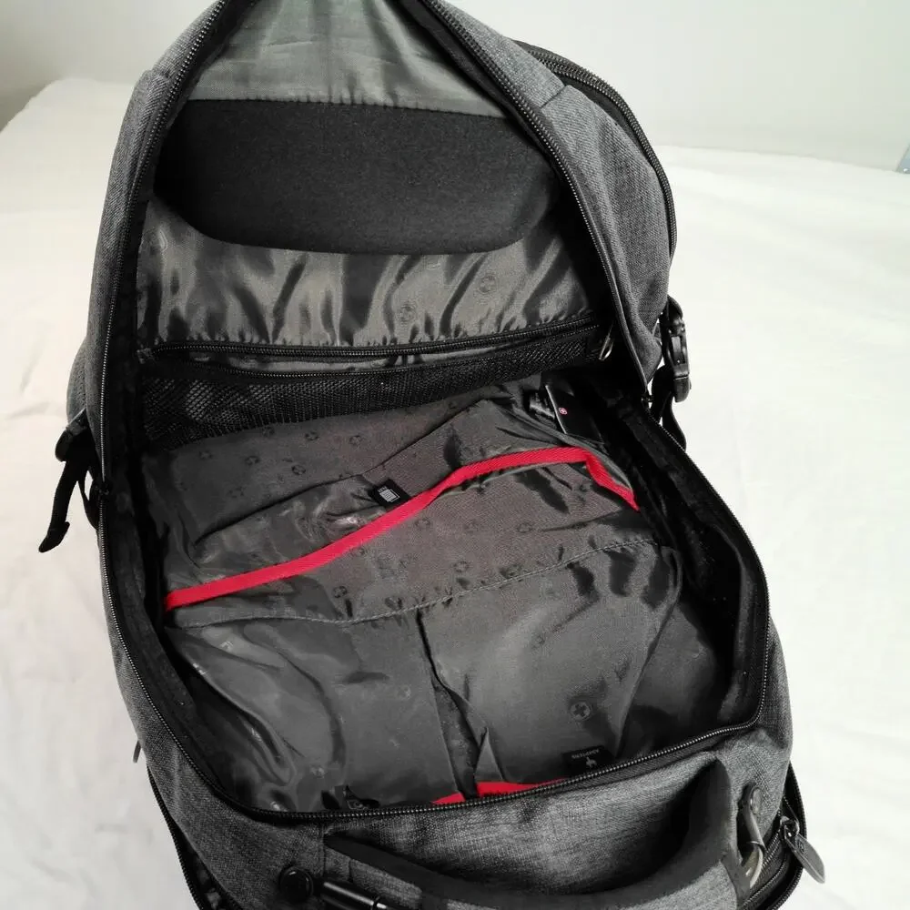 SwissGear Backpack Gray Laptop Tablet Airflow Ergonomic Travel School Bag