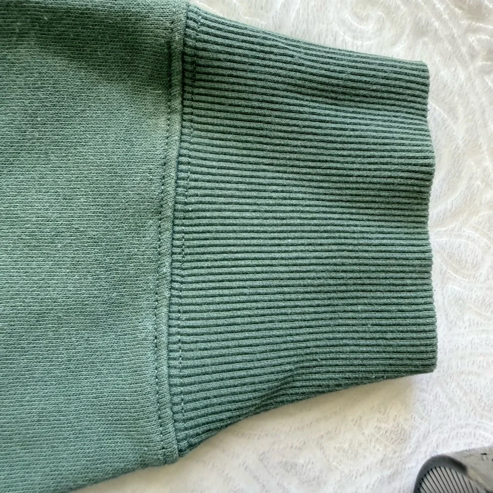 True Religion Green Crewneck Logo Sweatshirt Pullover Size M