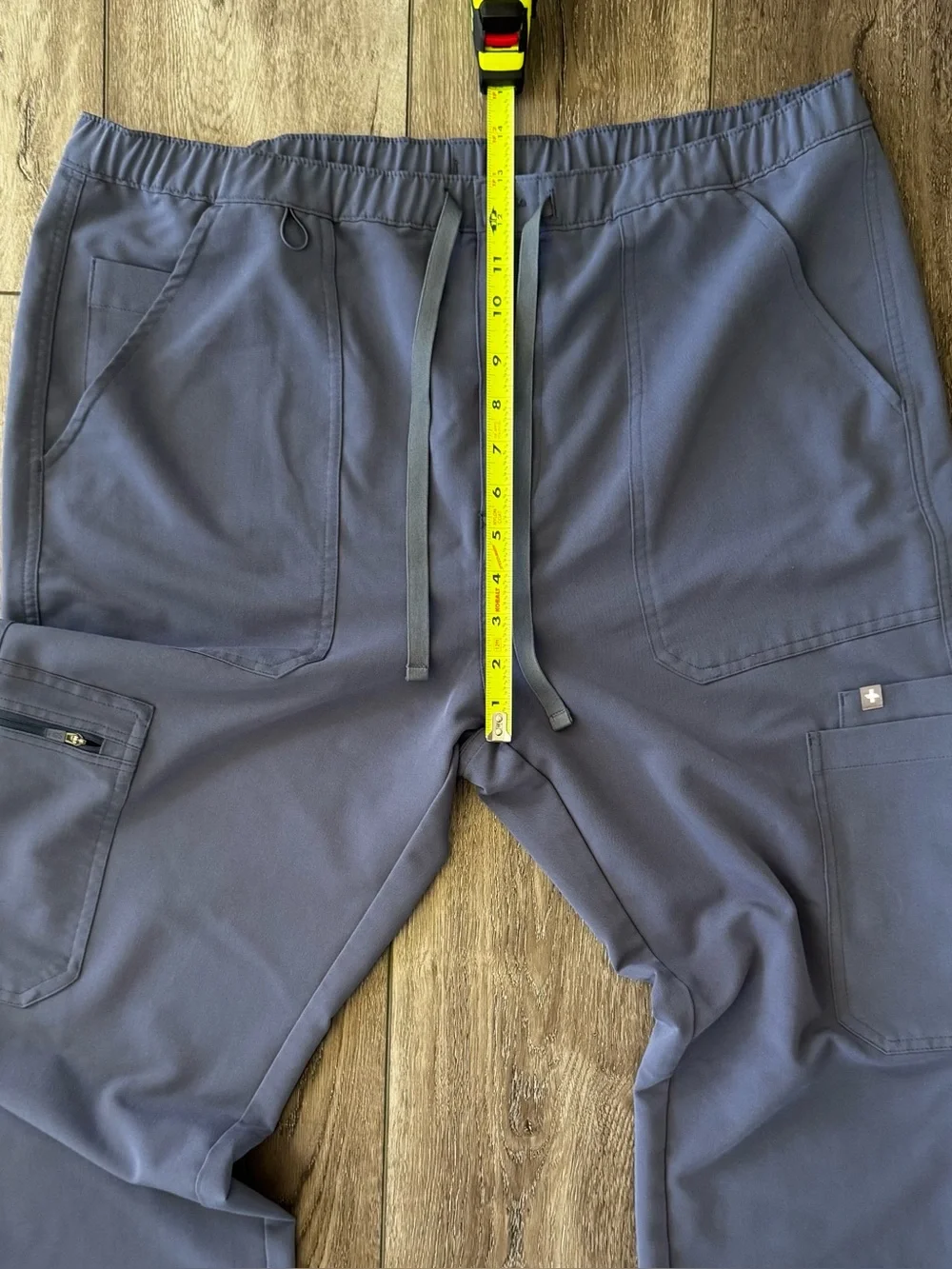 Lot Of 2- FIGS Cairo Straight-Leg Scrub Pants Men’s XL TALL Burgundy & Blue Gray