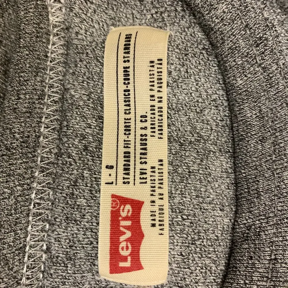 Levi’s Standard Fit Heavyweight French Terry Crewneck Size L