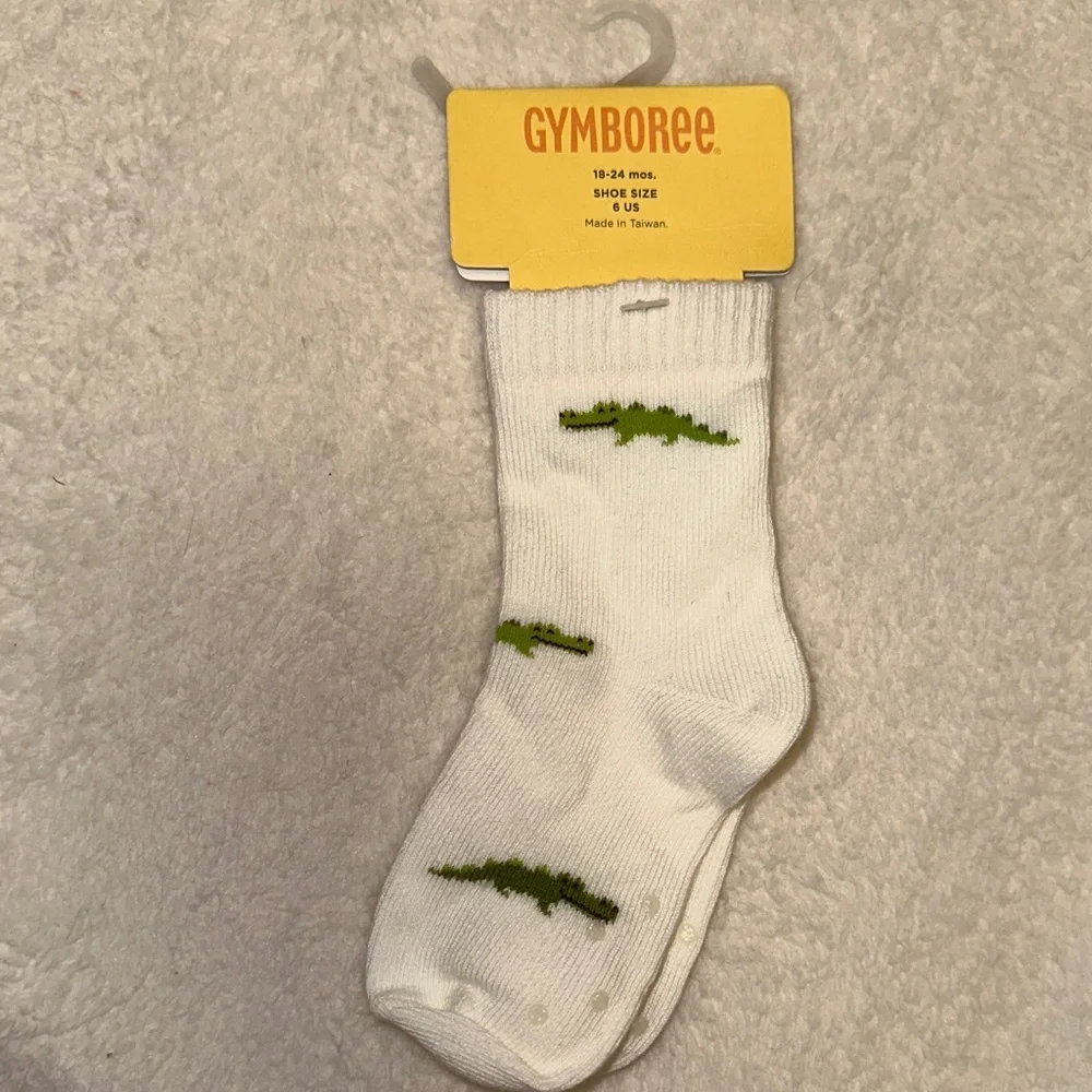 NWT SNAPPY DRESSER ALLIGATOR SOCKS 18-24 MONTHS NEW