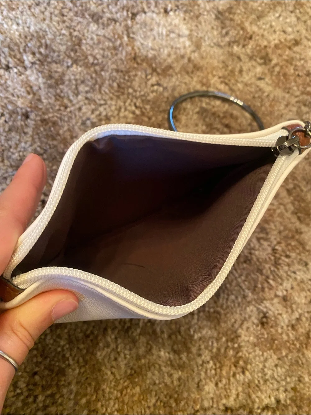Shrrie cream backpack