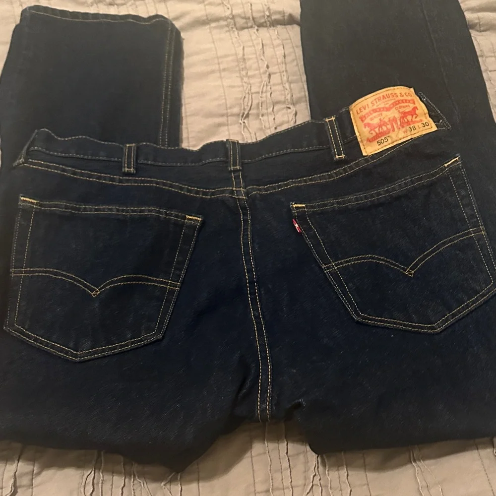 Levi's Men's Deep blue Straight Jeans