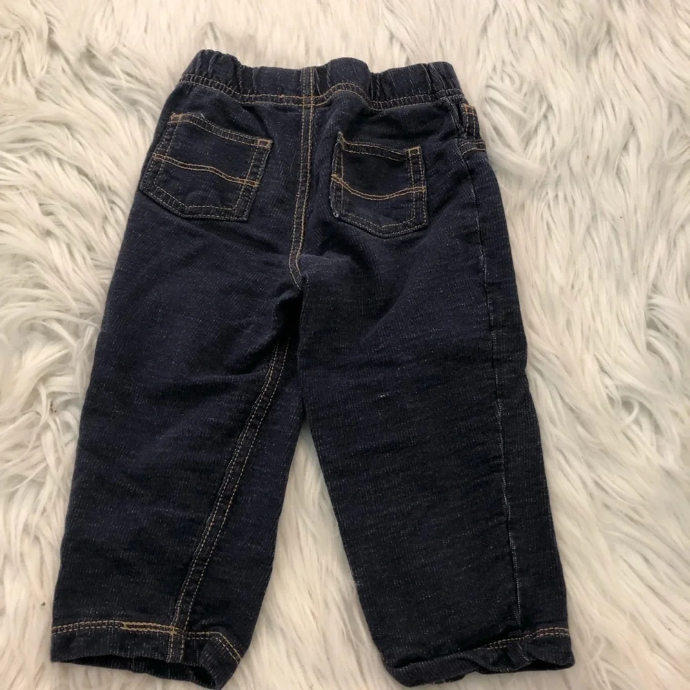 Carters Baby Toddler Dark Wash Jeans Train