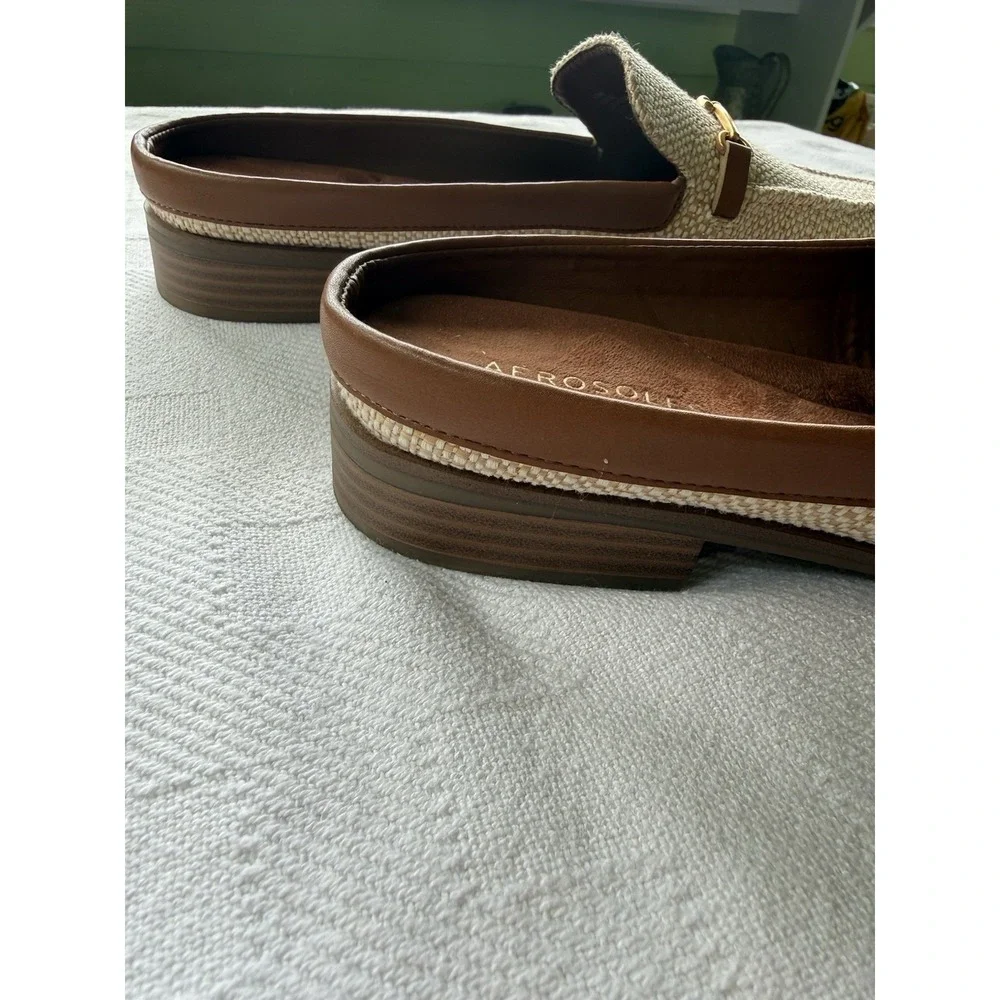 AEROSOLES woven raffia