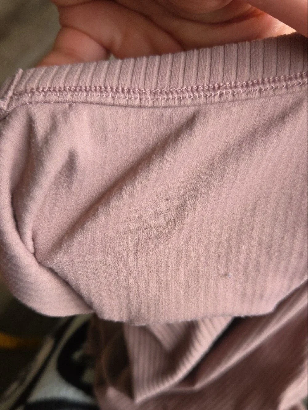 Lululemon Dusty Rose Ribbed Rouched Side Tank Top Size 6
