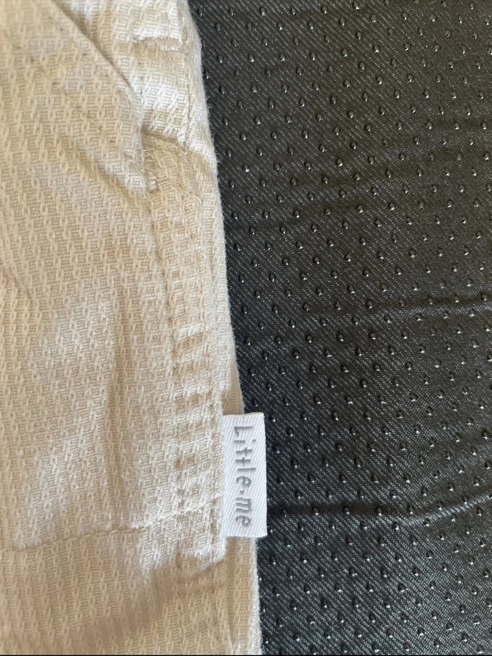 Little Me beige corduroy