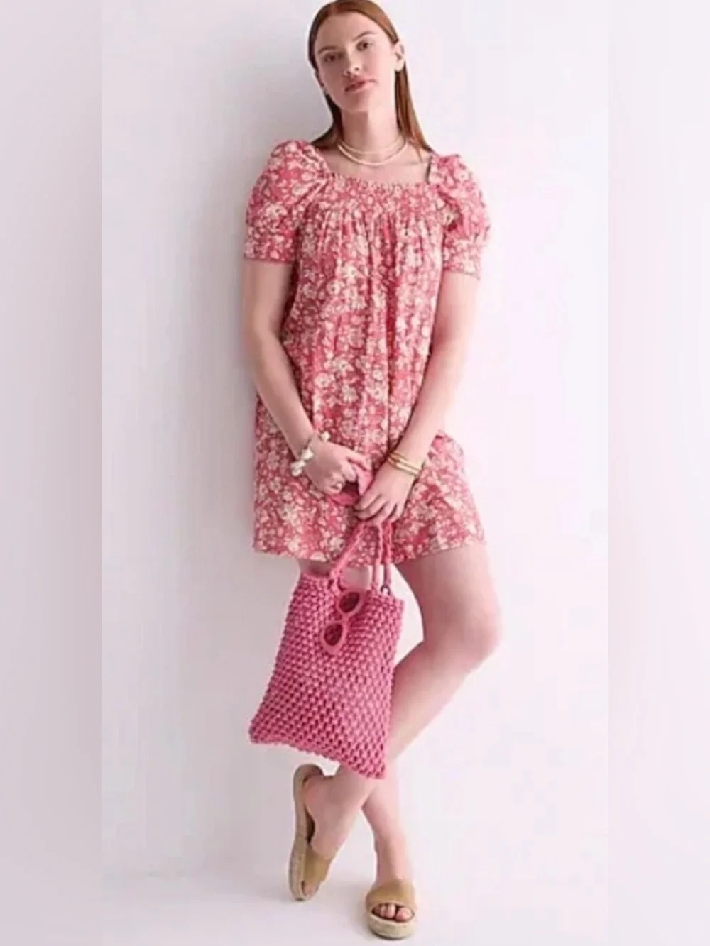 J.Crew Afternoon dress in tossed floral