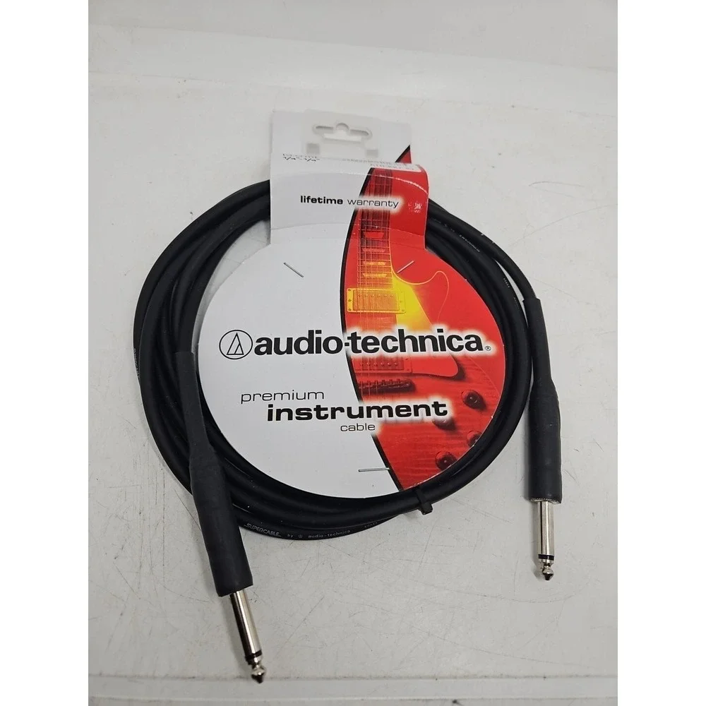 Audio Technica AT8390-10 Deluxe Instrument Cable 10 Feet New