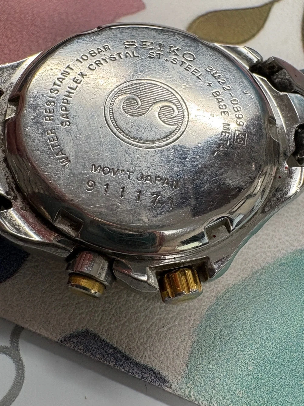 Seiko wristwatch black