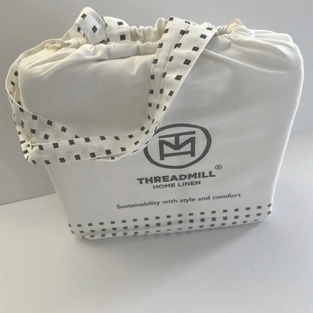 threadmill sateen white weave