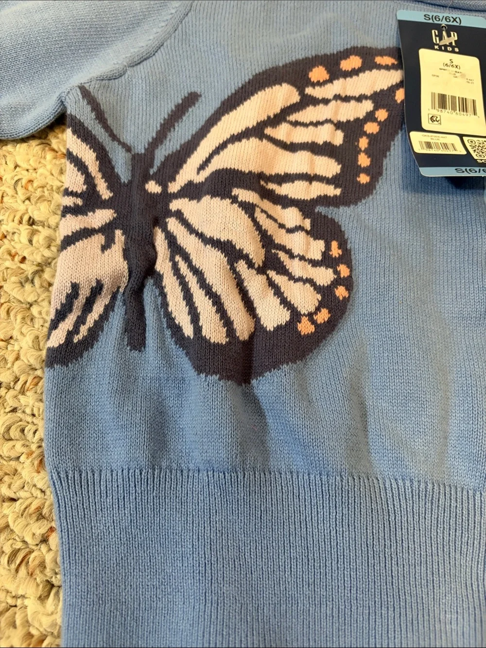 GAP Kids Light Blue Crewneck Top
