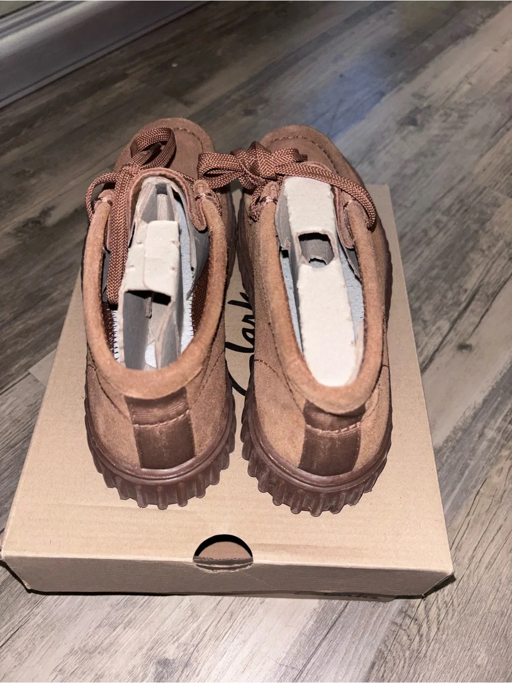 Clarks soft suede