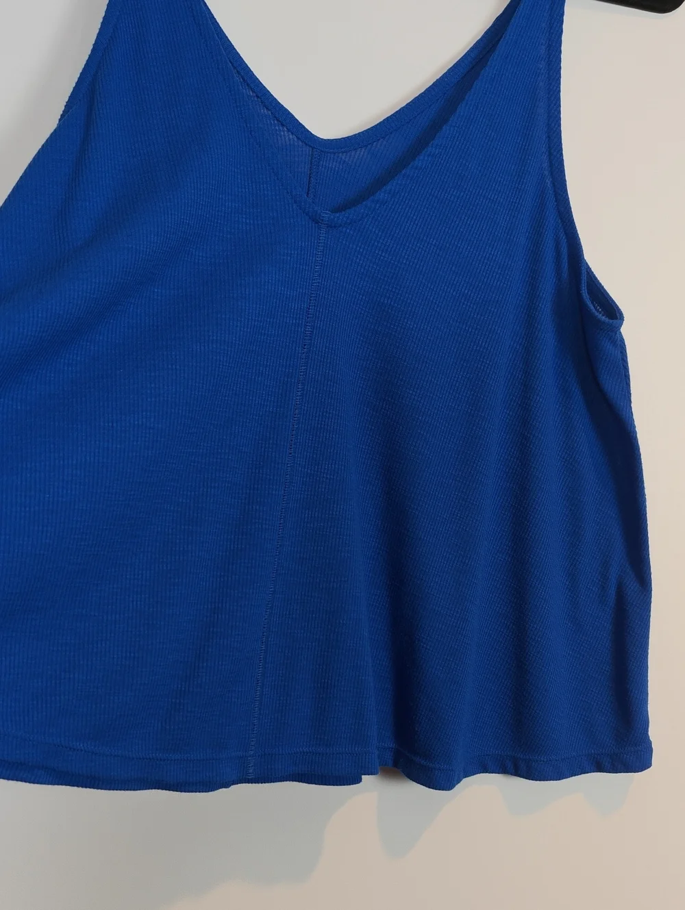 FREE PEOPLE Intimately Dani Swing Tank In Ocean Blue Size Small