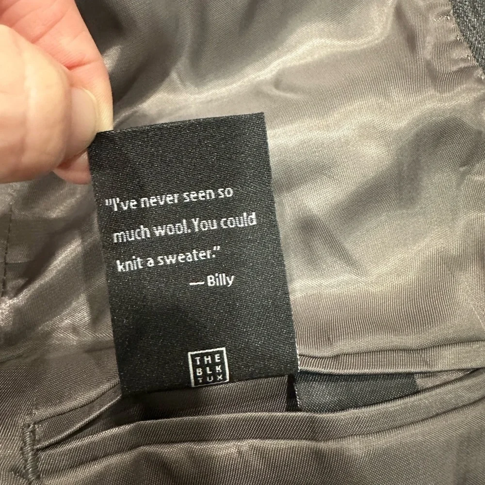 the blk tux wool fabric