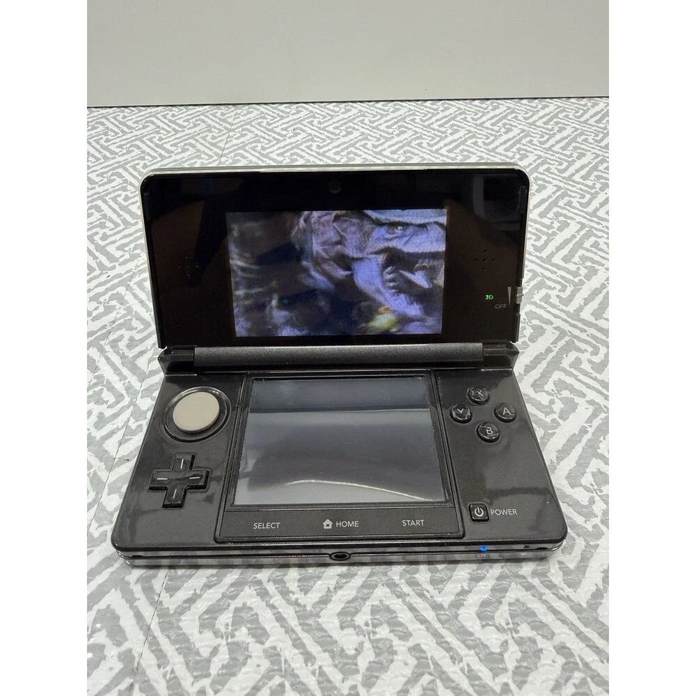 Nintendo 3DS Cosmo Black Console CTR-001 Japan Import Bundle - Monster Hunter 4