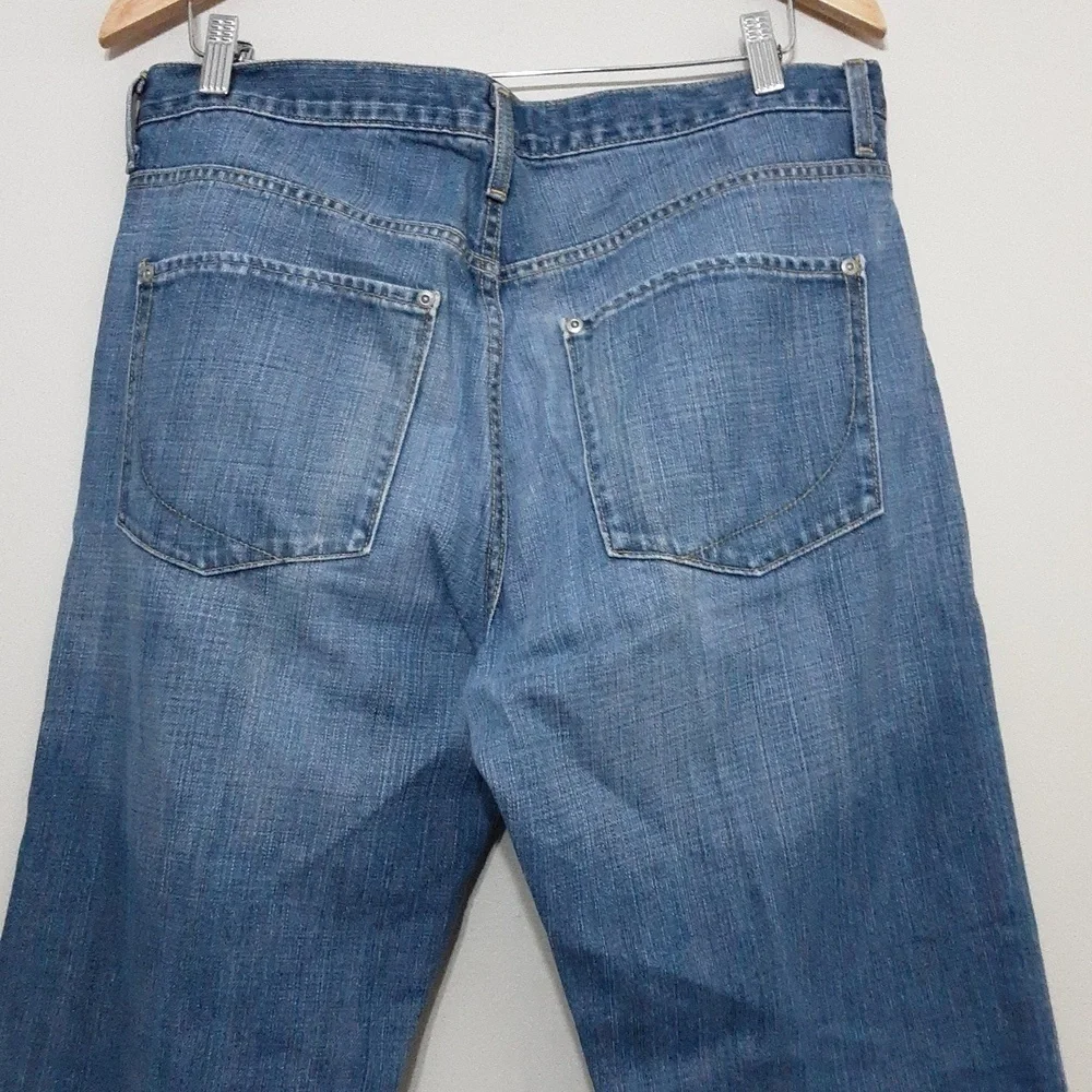 Paper denim and cloth jeans mens 34 buttons fly straight legs Y2k Casaual Loose