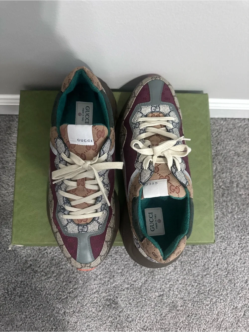 Gucci Black Men’s Sneakers (Box Label)