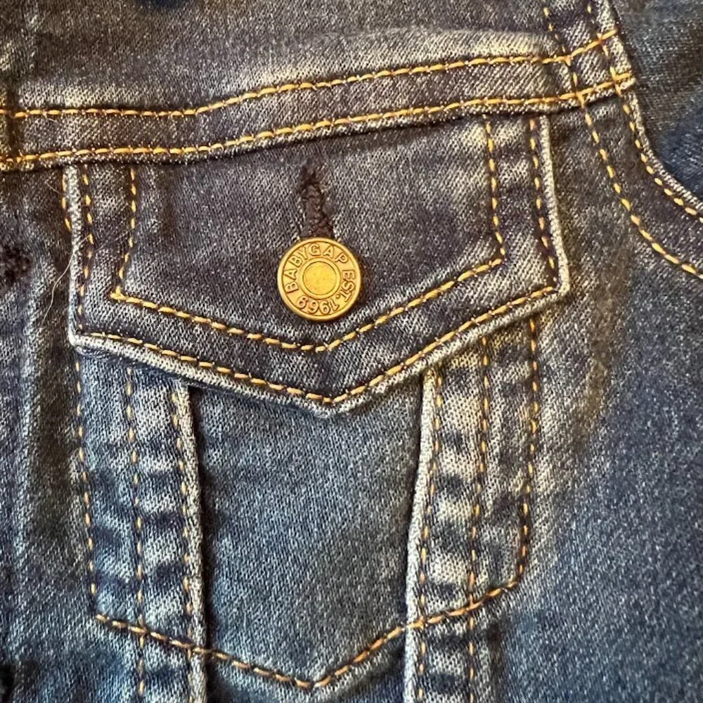 Gap toddler denim jacket 18-24 Months Stretch FALL