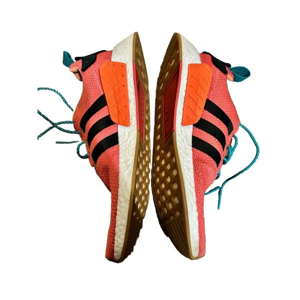 Adidas NMD R2 Boost Sneakers Size‎ 13 Men's Orange Athletic Shoes