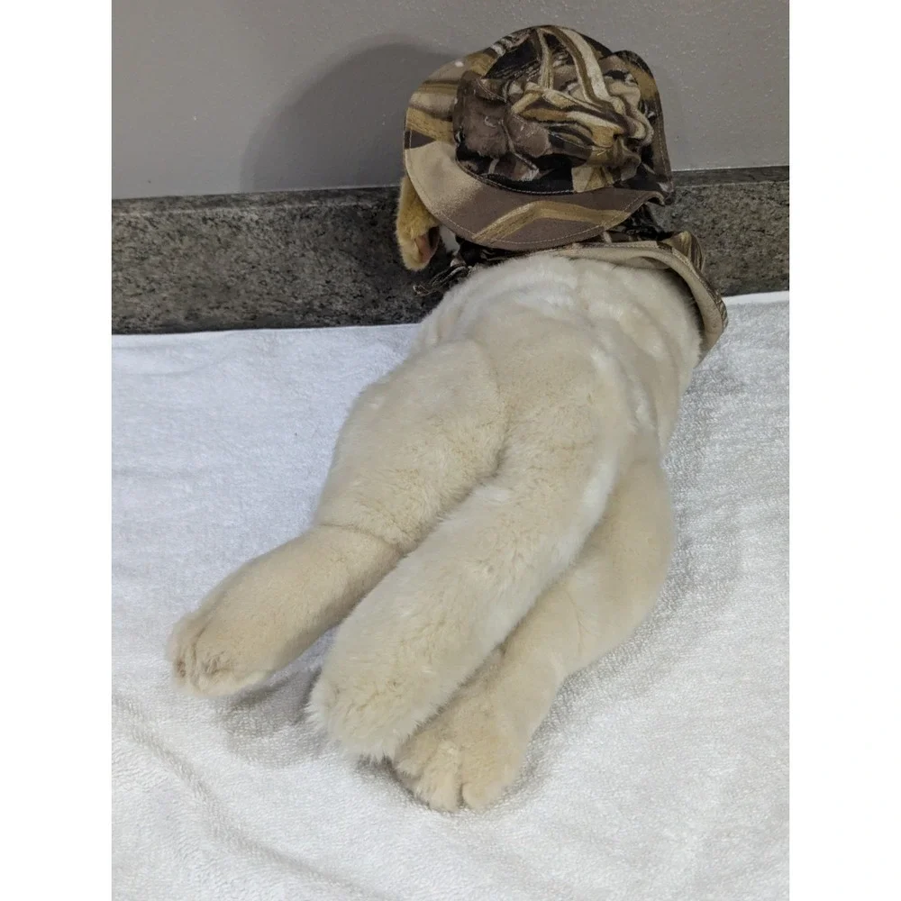 Ducks Unlimited Greenwing Mallard Labrador Retriever Dog Laying Plush Hunting