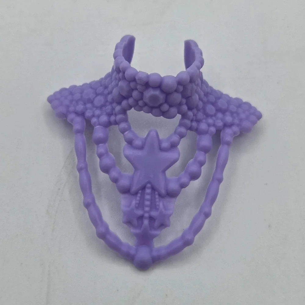 Barbie Doll Fashion Accessory ~ Cute Purple Necklace‎ with Stars Jewelry