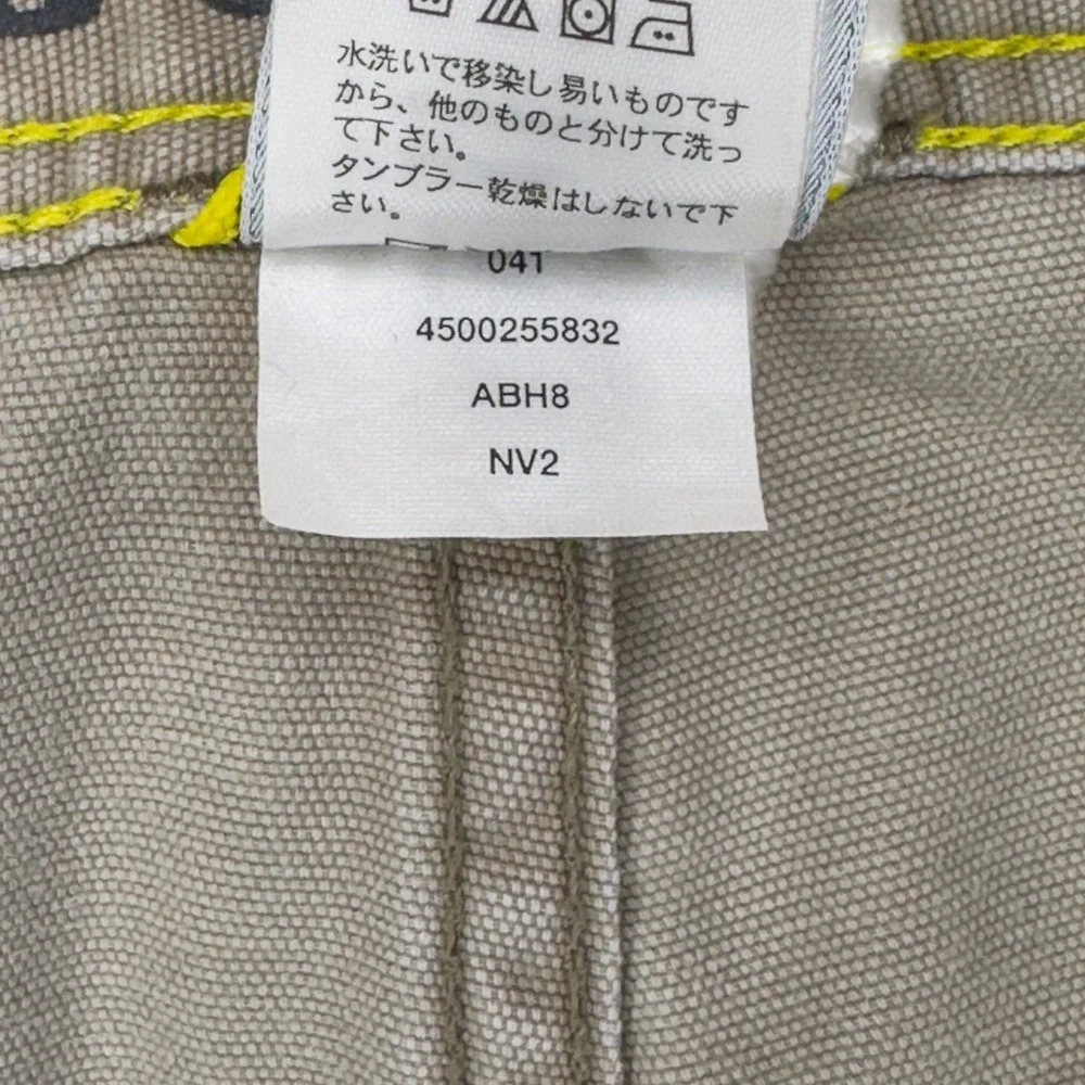 Vintage North Face A5 Series Pants Mens 36x30 Beige Canvas Belted Baggy Wide Y2K