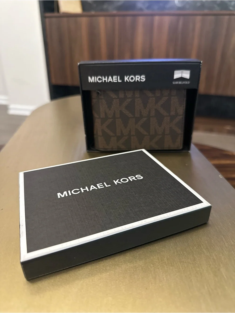 Michael Kors canvas wallet