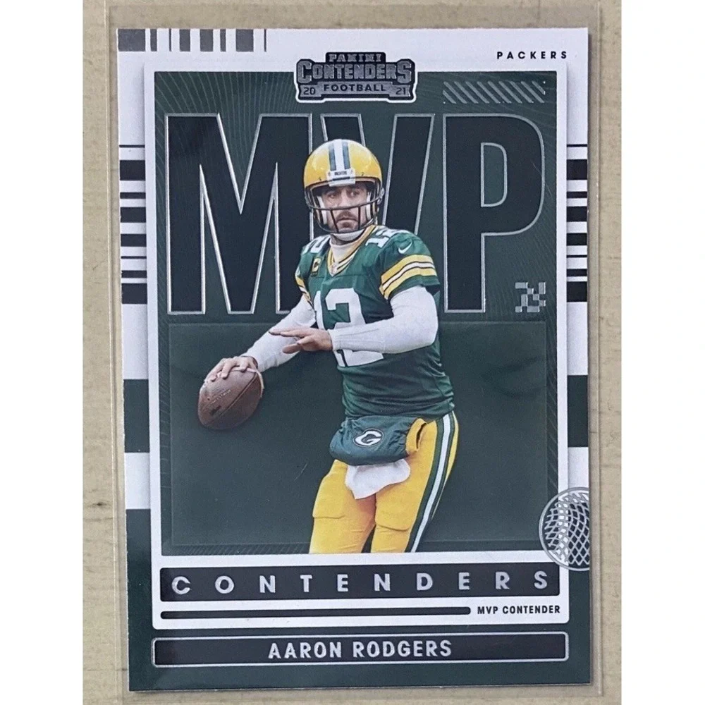 2021‎ Panini Contenders Football MVP Contenders #MVP-ARO Aaron Rodgers