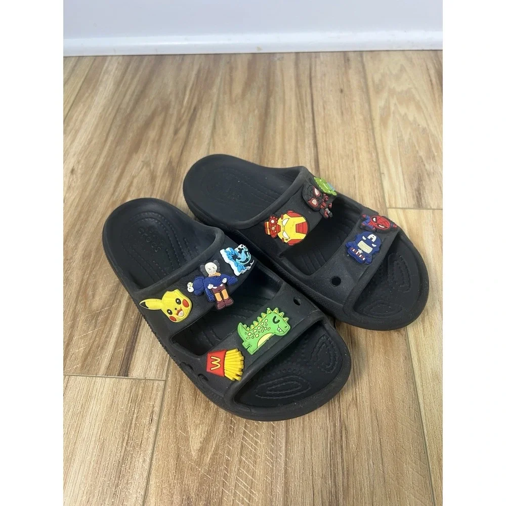 Crocs Iconic Comfort Men 4 Women‎ 6 + Jibbitz Avengers Marvel Fry McDonald's