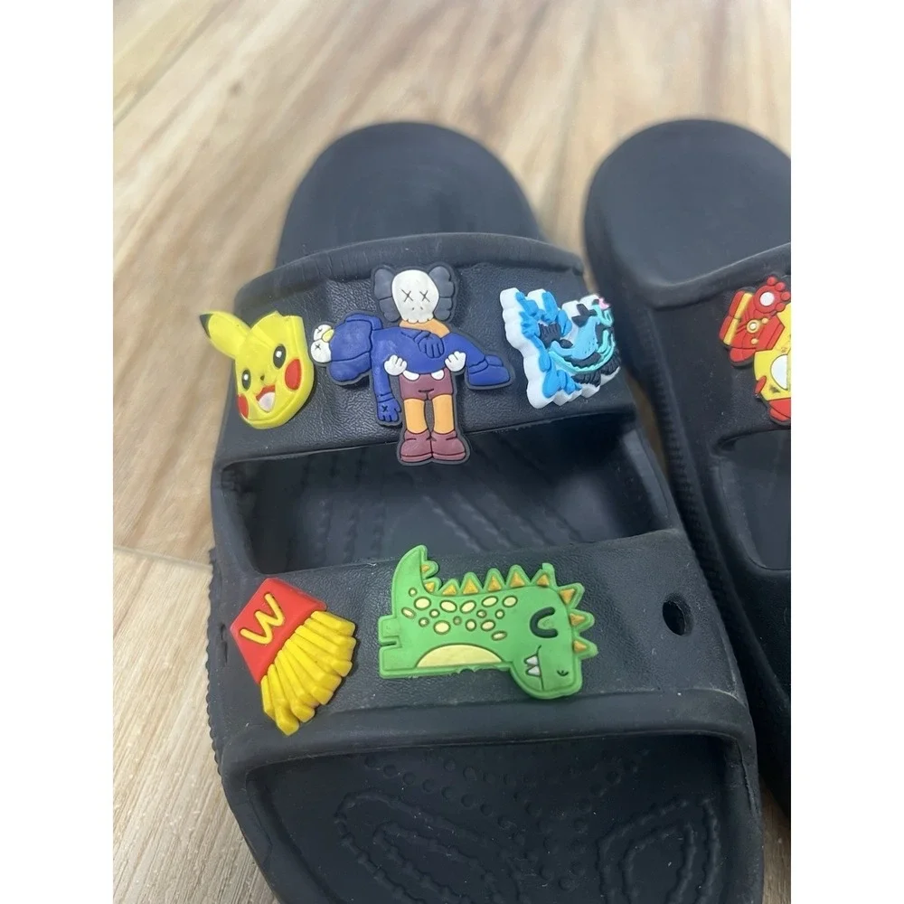 Crocs Iconic Comfort Men 4 Women‎ 6 + Jibbitz Avengers Marvel Fry McDonald's