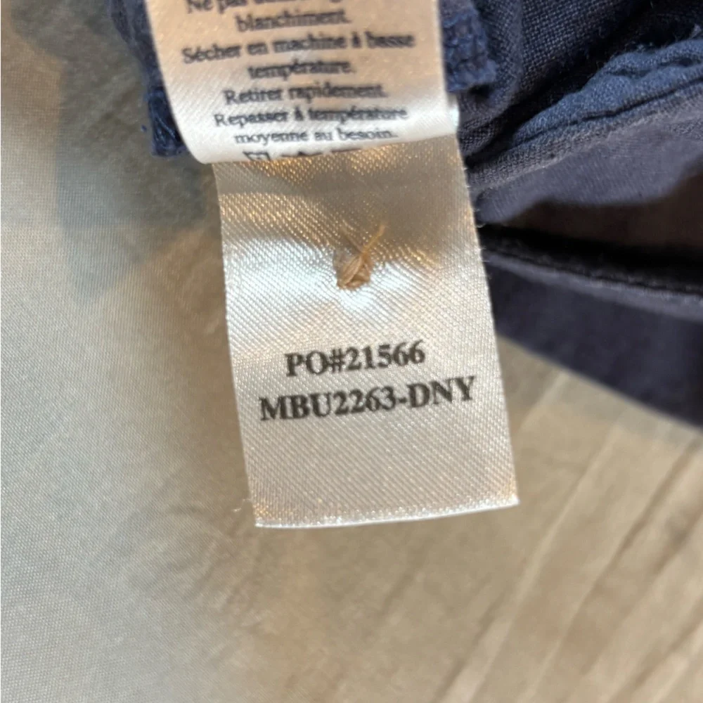 Faherty Malone Chino Shorts Linen Blend Men’s 30 Blue 9 Inch‎ Inseam
