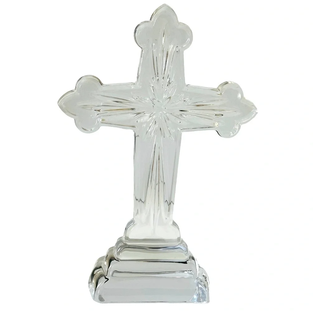 Royal Limited‎ 24% Lead Crystal Glass Cross Religious Slovenia