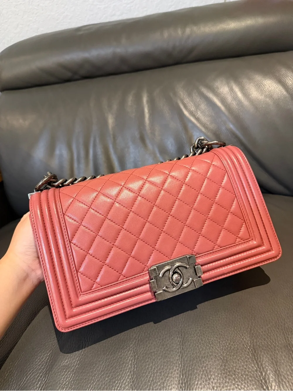 CHANEL Old Medium Boy Bag