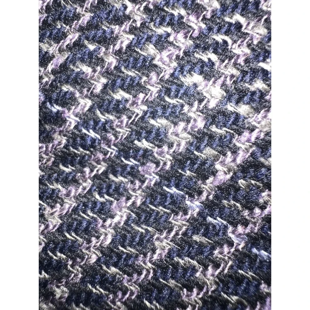Fitzgerald USA Tailored 42R Check Houndstooth Blazer‎ Wool Flannel Sport Coat